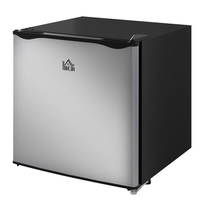 Mini Upright Freezer 1.1 Cu.Ft - Compact Silver Freezer, Removable Shelves, Low Noise, Adjustable Temperature - Ideal for Apartments, Dorms, Offices