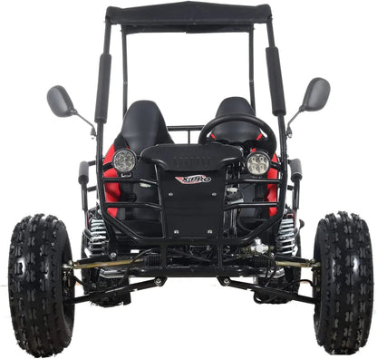 X-Pro New Rover 125cc Gas Powered Go Kart 3 Semi-Automatic Transmission w/Reverse Big 18"/19" Wheels