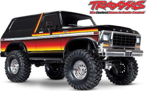 Traxxas 82046-4-SUN Bronco Ranger XLT TRX-4 1/10 Scale and Trail Crawler Truck