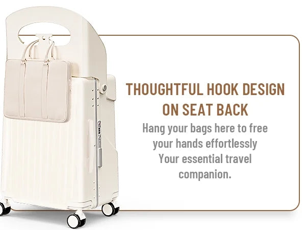 Fridtrip 20 Inch Carry On TSA Lock Luggage with for Kids& Adult,Lockable Spinner Wheels Free Luggage Cover and Safety Seatbelt Travel Suitcase