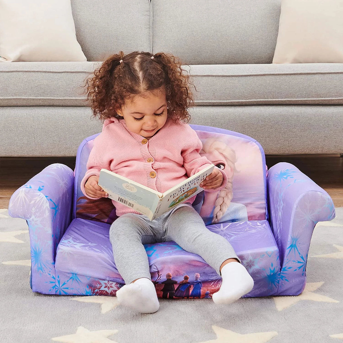 Marshmallow Furniture 2 Pack 2-in-1 Flip Open Foam Sofa Bed, Toy Story 4