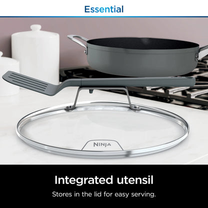 Ninja Foodi Never Stick Possible Pan, Non Stick, Fry Pan, Sea Salt Grey